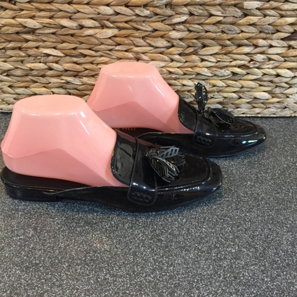 Nine West Black Patent “Static” Slip On Loafers - Picture 8 of 14